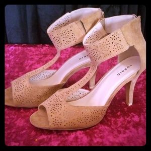 Tan/Beige Heels Size 12